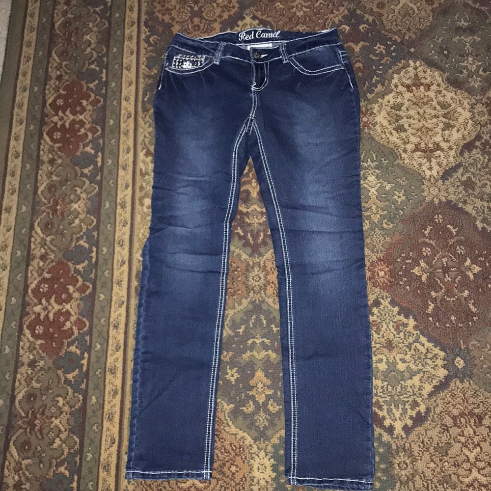 Red Camel Boot Cut Jeans